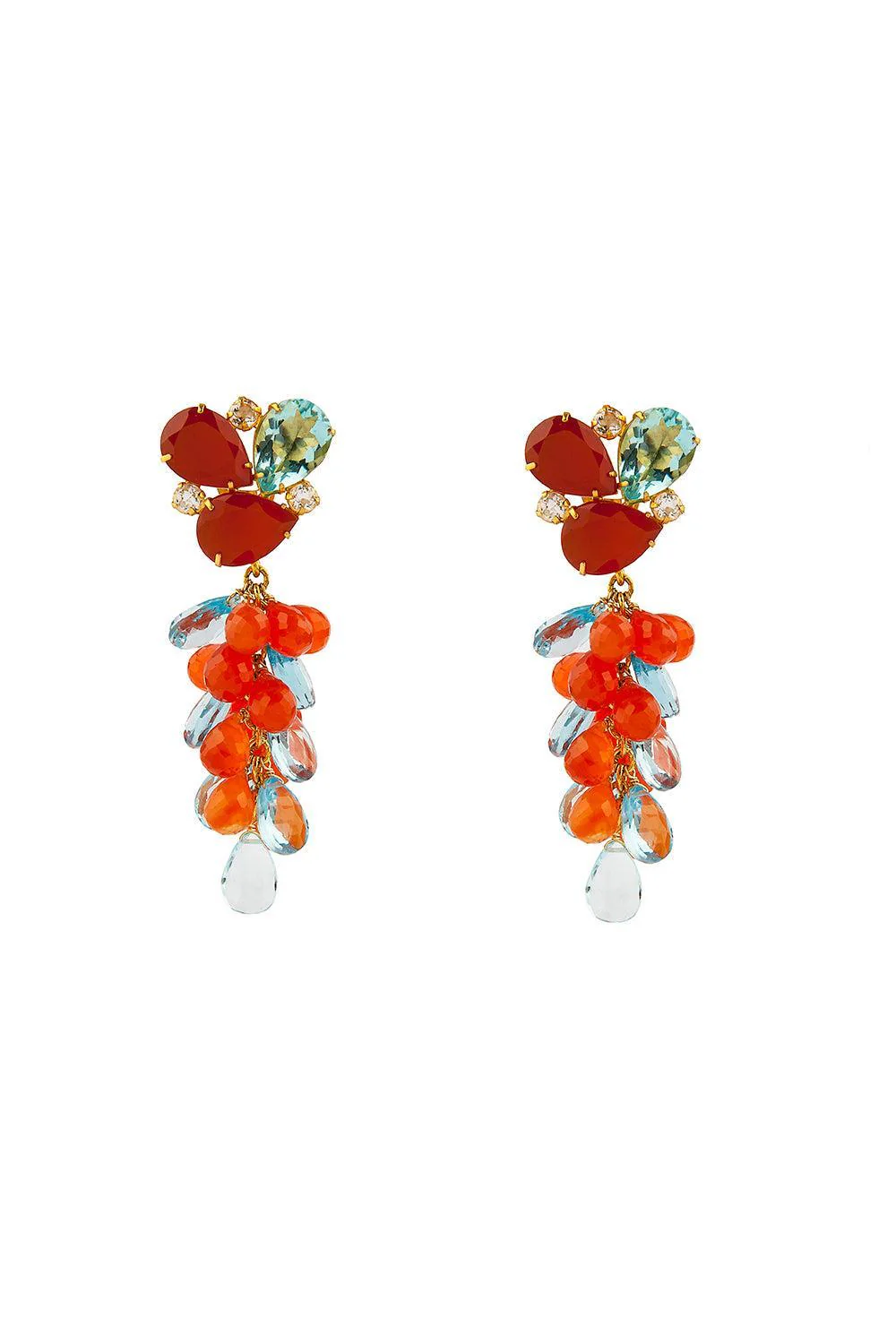 Carnelian Brilliant Earrings