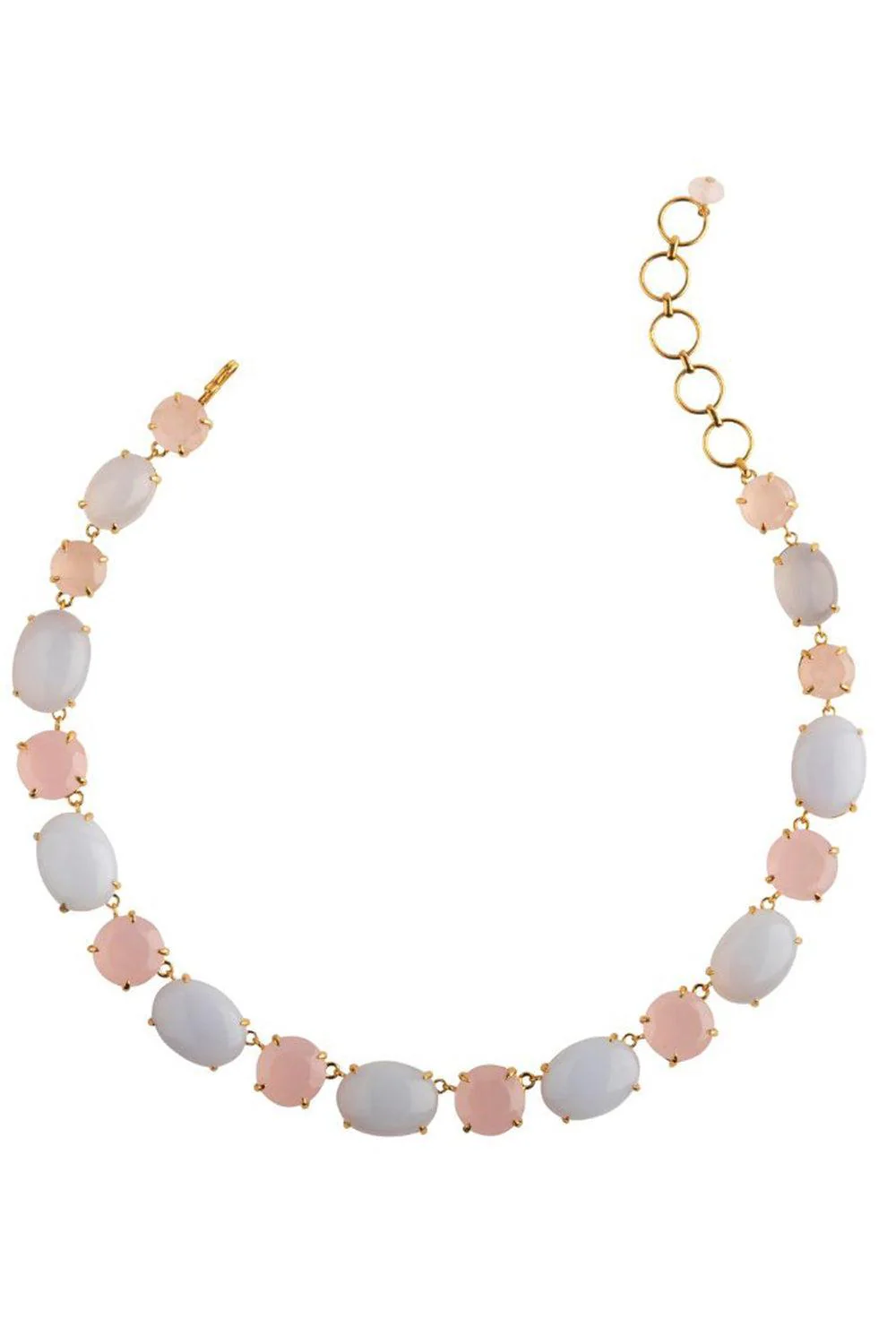 Chalcedony Riviere Necklace
