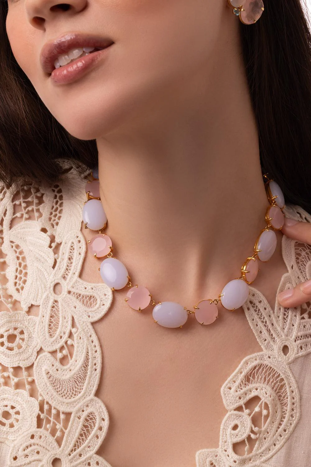 Chalcedony Riviere Necklace - Image 3