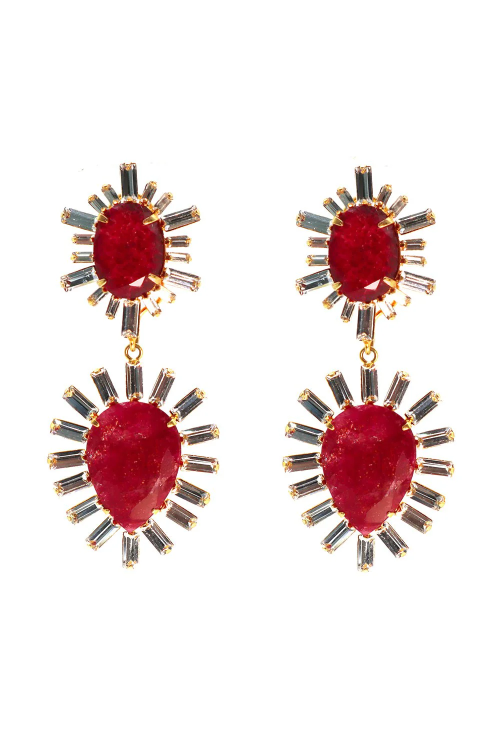 Corrundum Cz Earrings