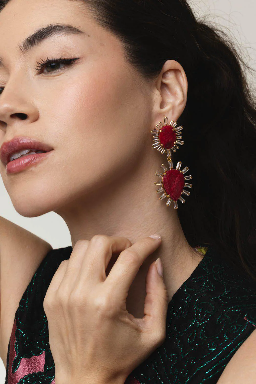 Corrundum Cz Earrings - Image 2