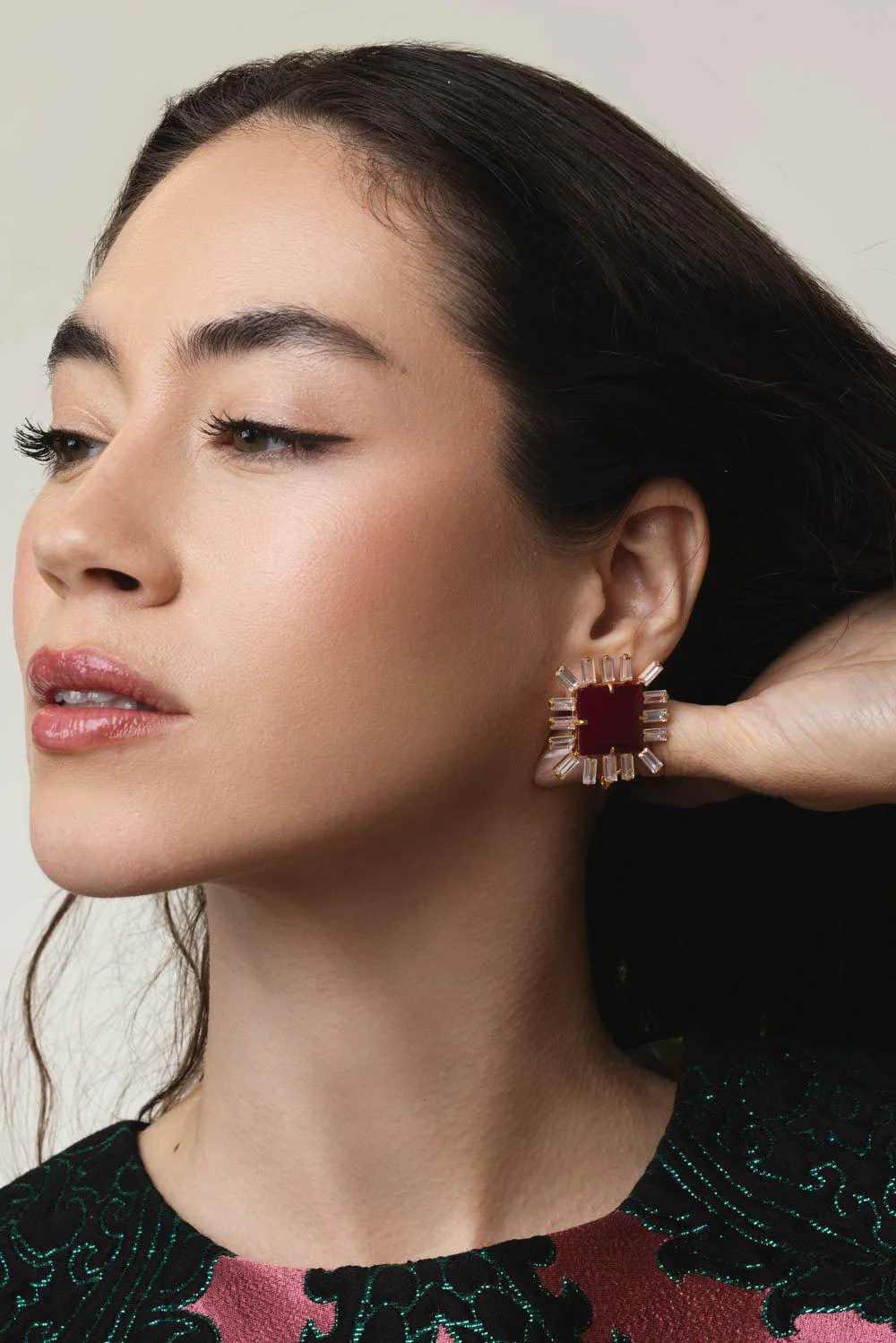 Corrundum Cz Earrings - Image 3