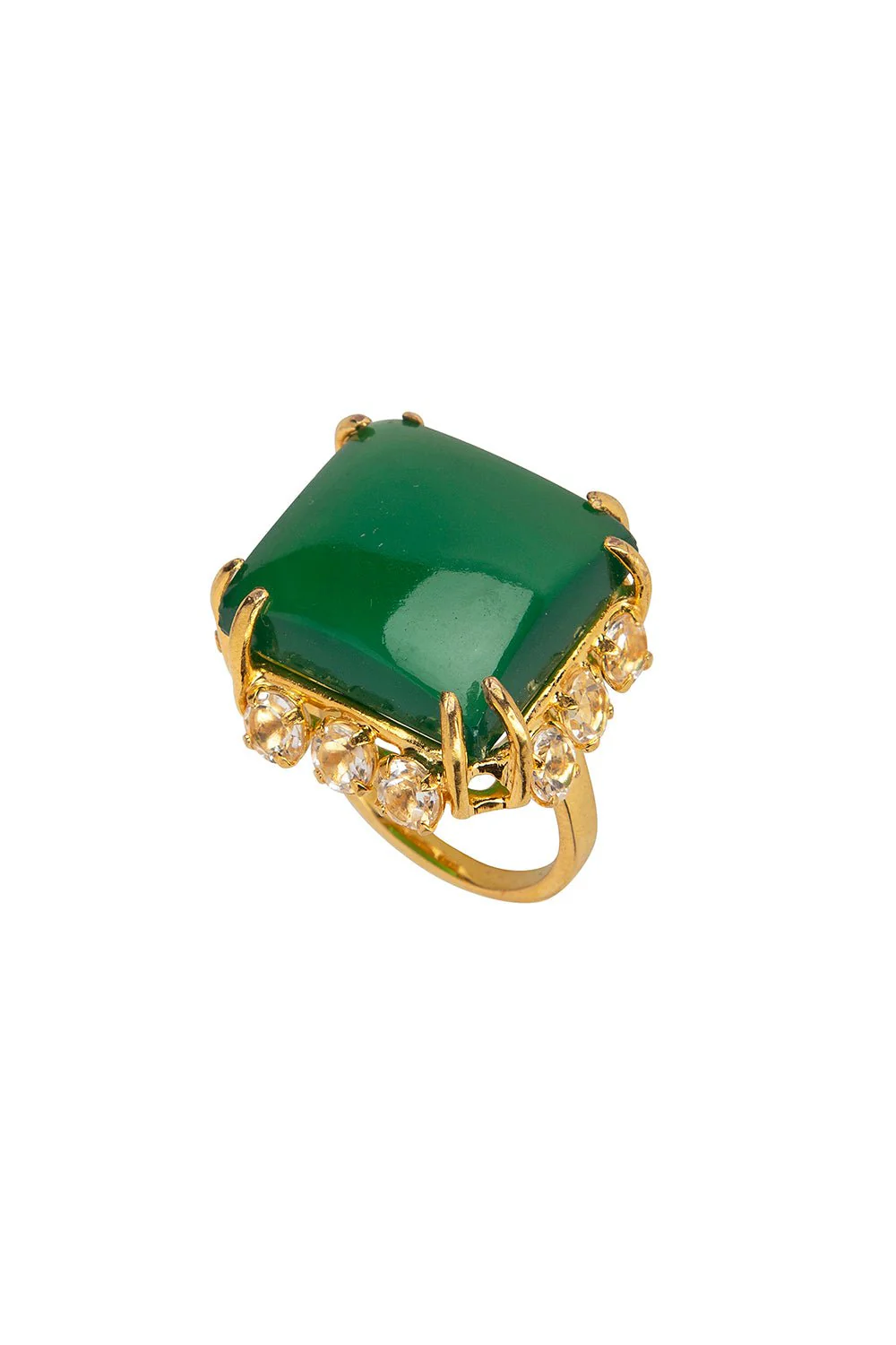 Green Onyx Lena Ring