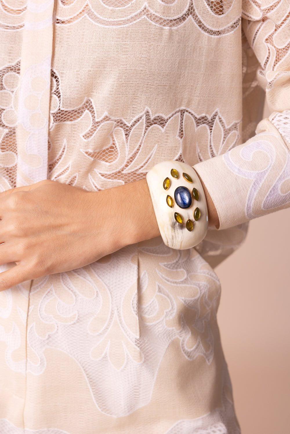 Horn Cuff Bracelet - Image 4