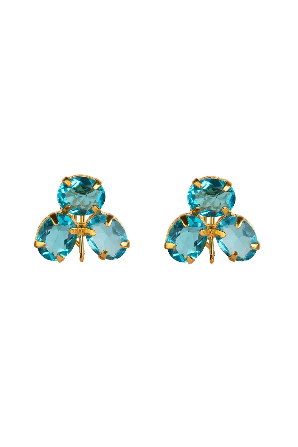 Leaf Drop Cluster Earings - Image 5