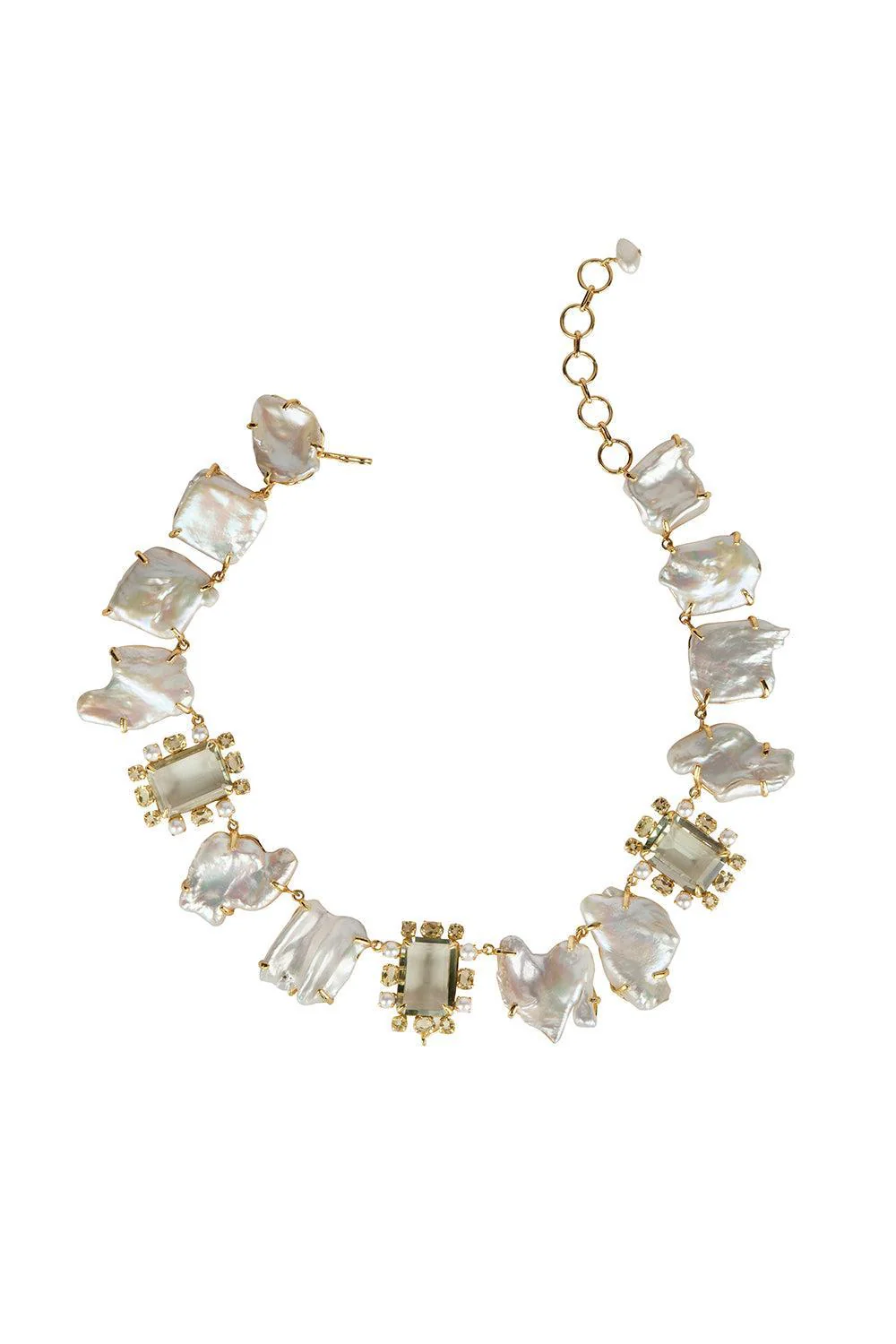 Pearl Amethyst Jana Cuff Bracelet