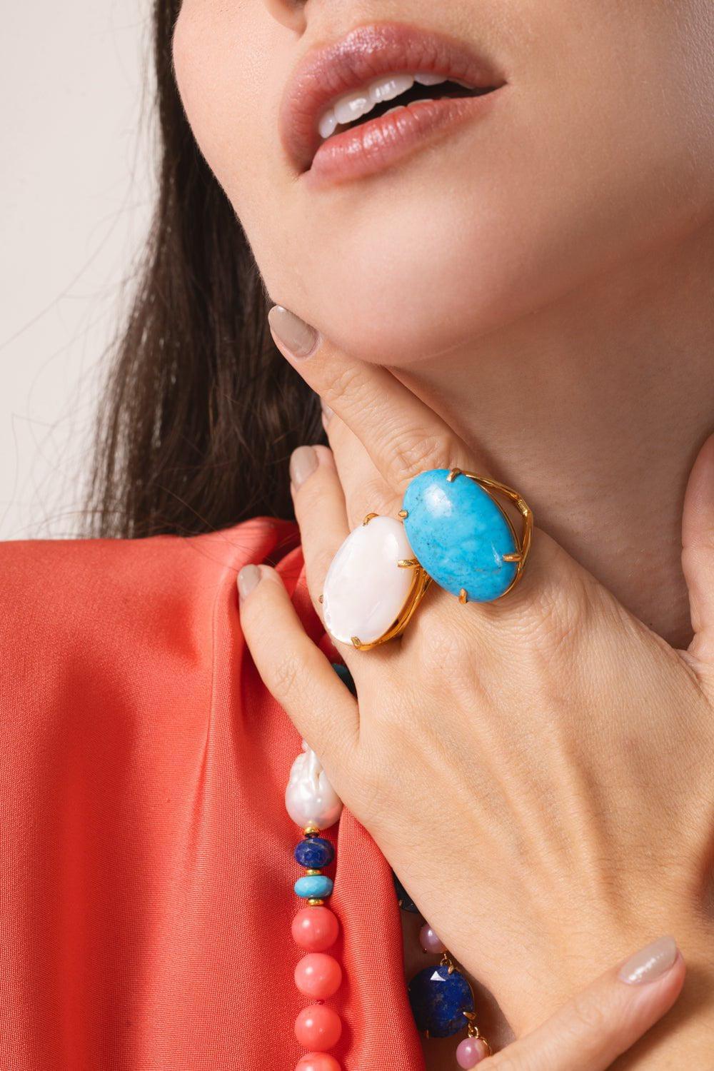 Pearl Barbara Ring - Image 4