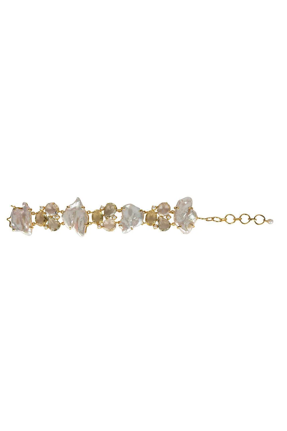 Pearl Citrine Lilibet bracelet