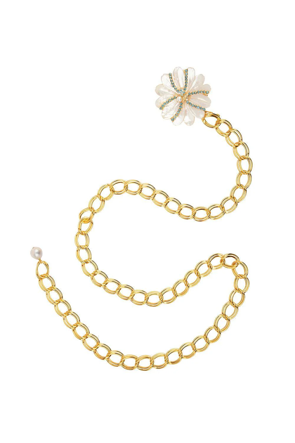Pearl Quartz Pendant Belt
