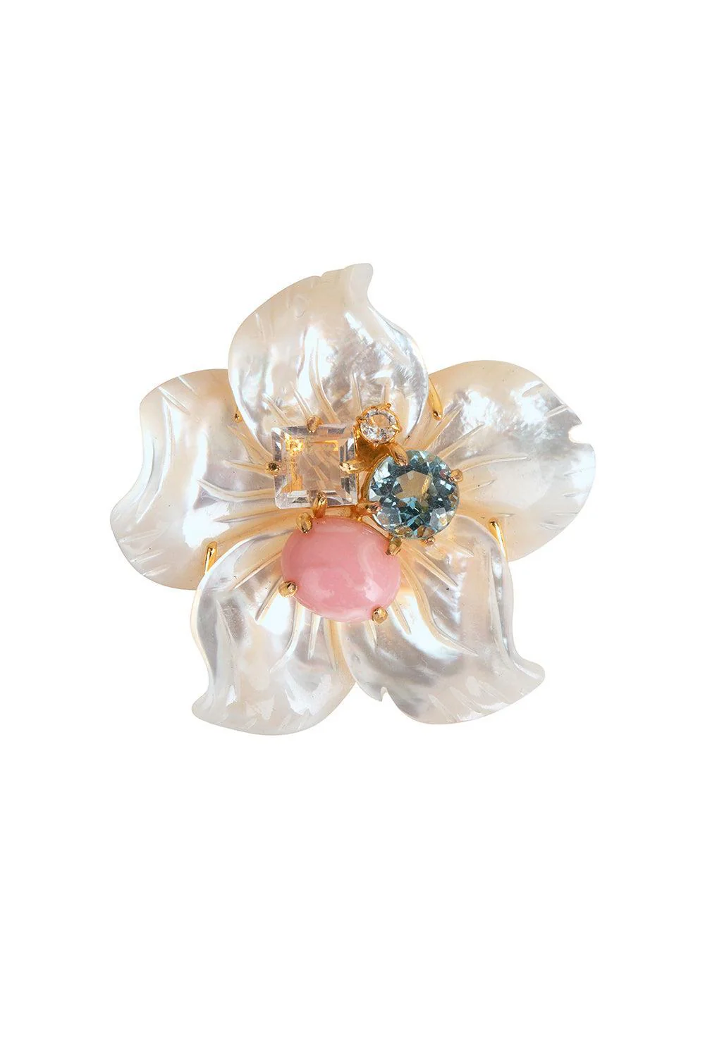 Pink Opal Bridget Brooch