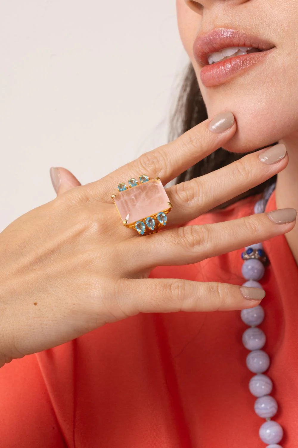 Topaz Quartz Zahra Ring - Image 4
