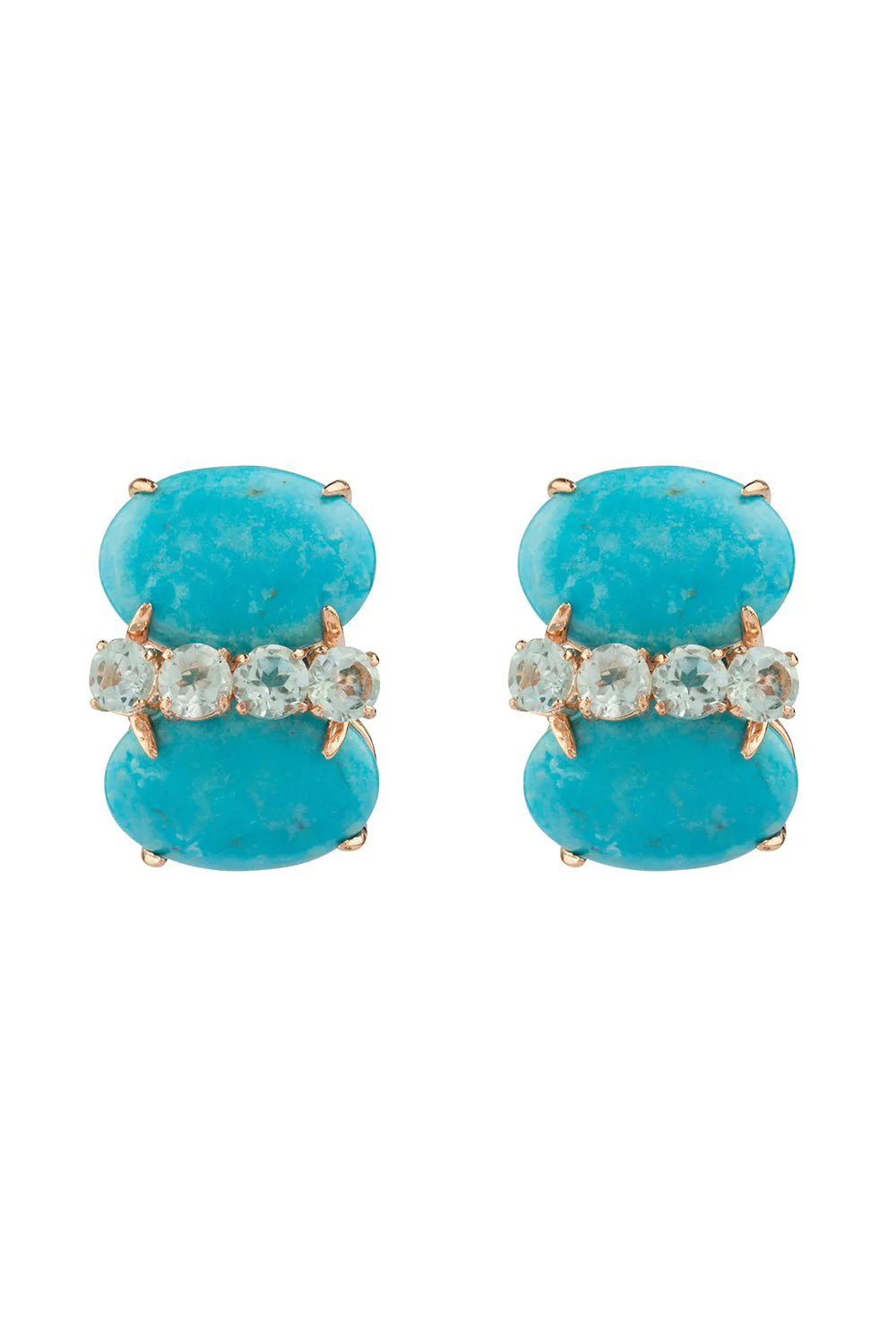 Turquoise Quartz Earrings