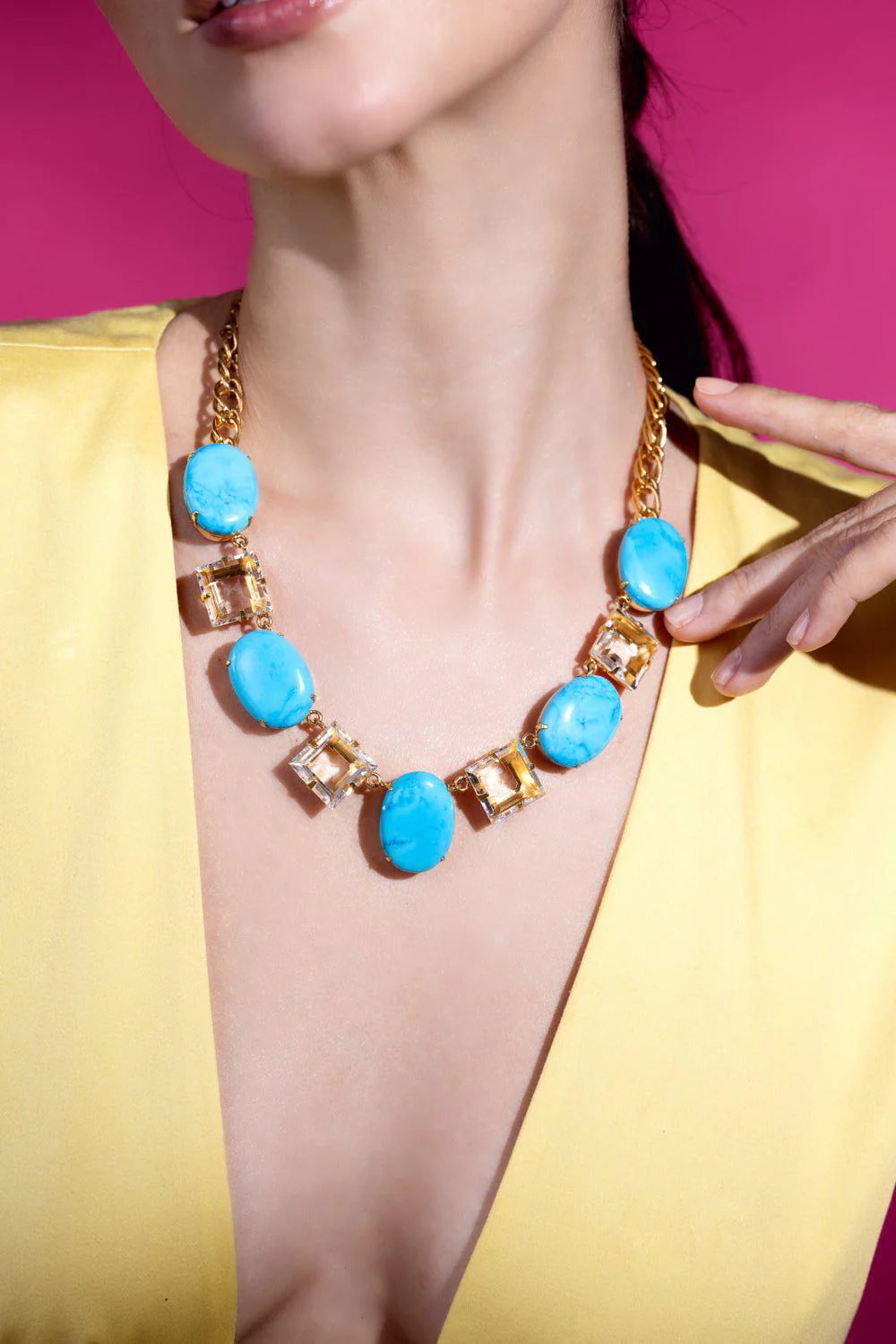Turquoise Quartz Necklace - Image 3