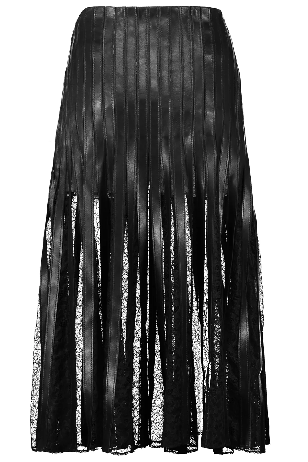 Alix Leather Skirt - Image 3