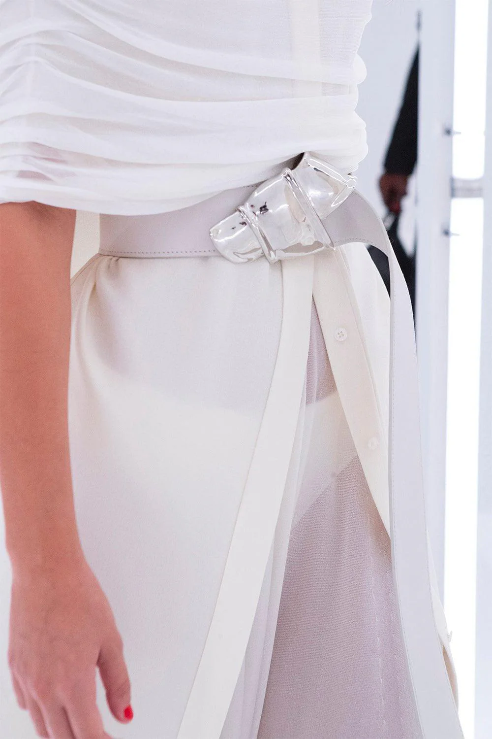 Silver Knot Buckle Belt - Image 2
