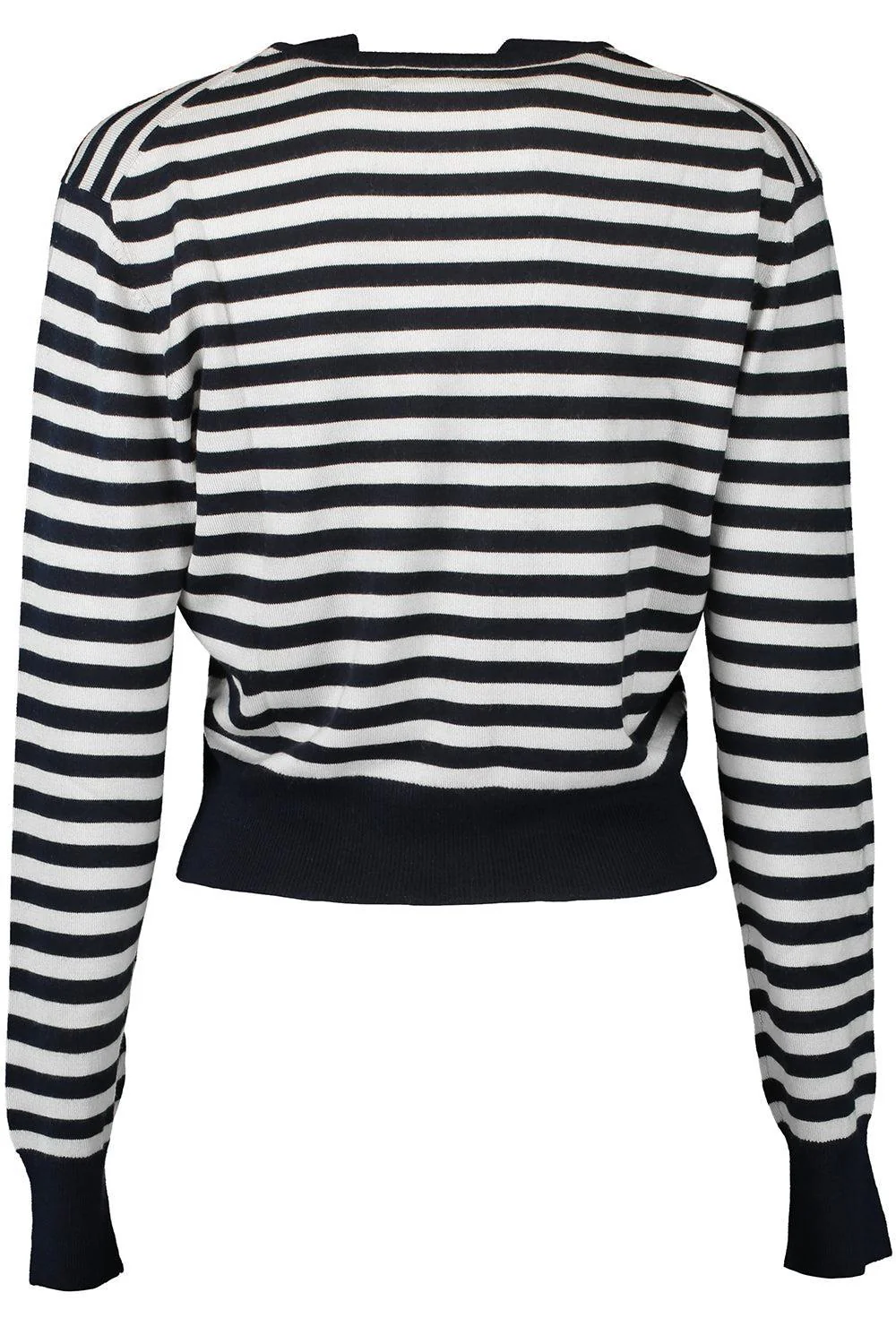 THE AUBREY CARDIGAN - NAVY STRIPE - Image 4