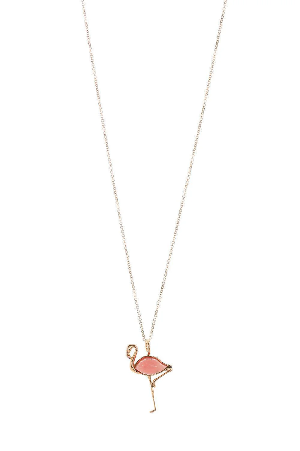 Flamingo Pendant Necklace
