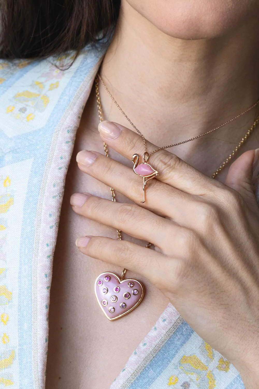 Flamingo Pendant Necklace - Image 2