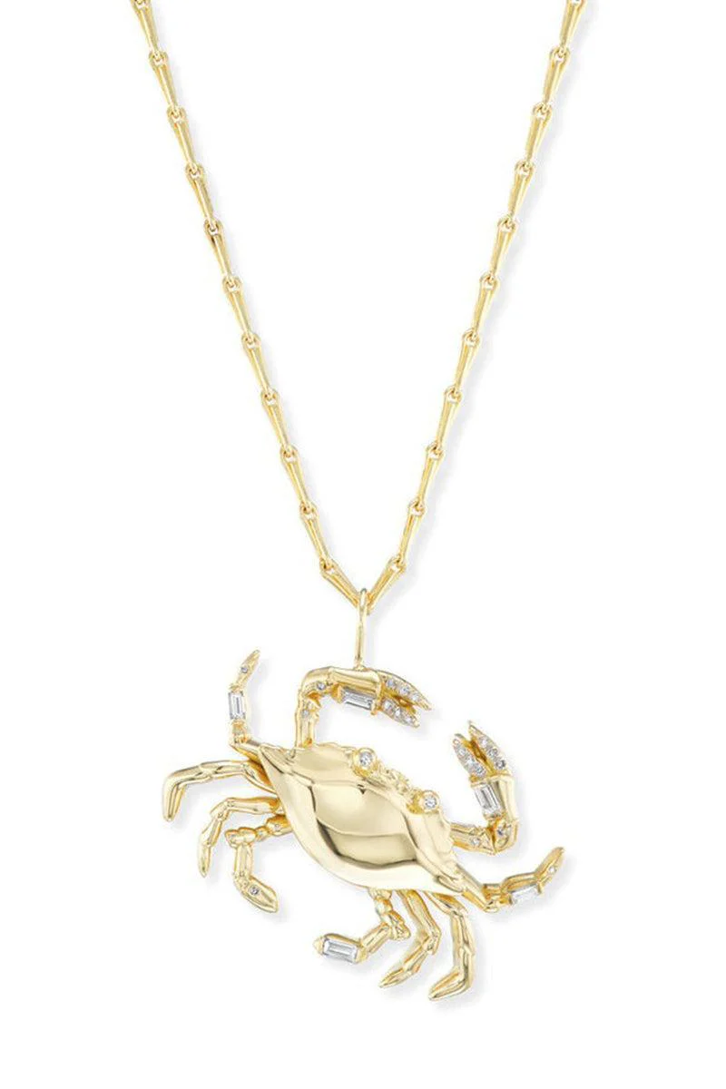 Large Cancer Zodiac Necklace