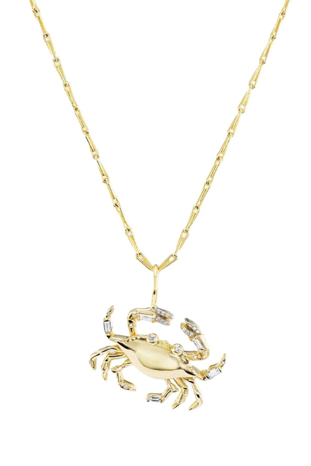 Medium Cancer Zodiac Necklace