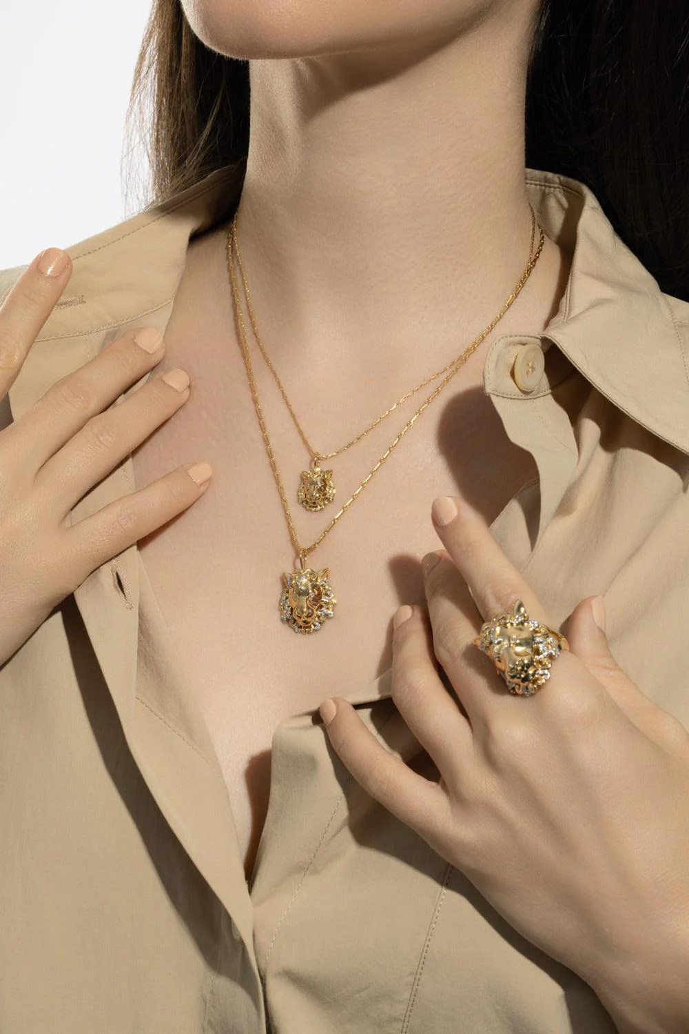 Medium Leo Zodiac Necklace - Image 4