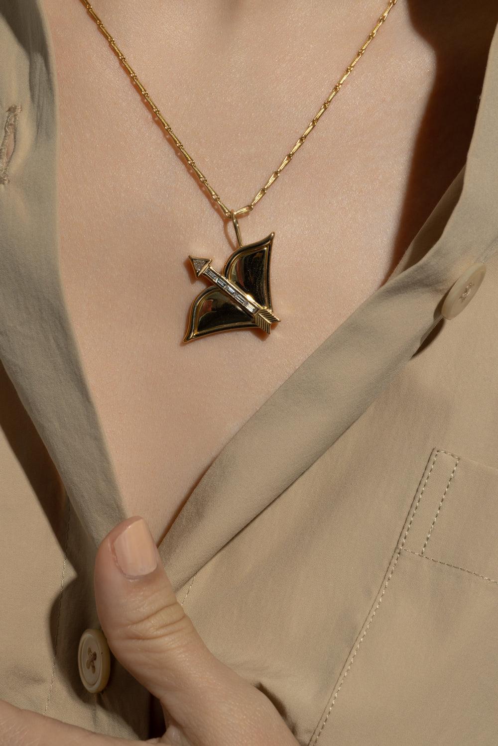 Medium Sagittarius Zodiac Necklace - Image 4