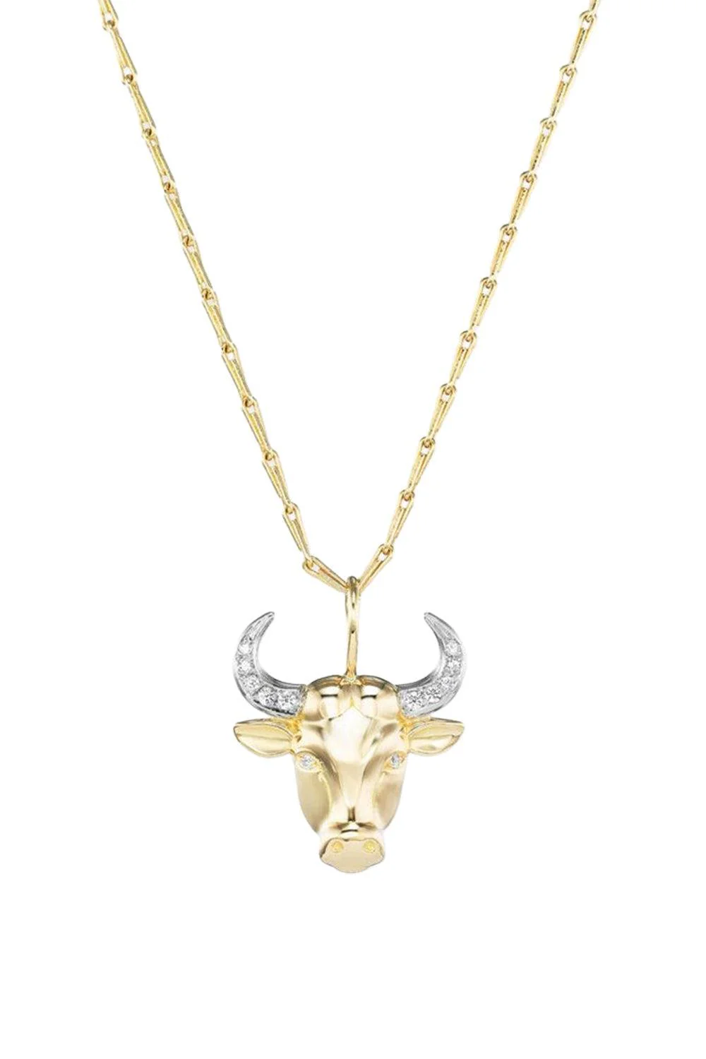 Medium Taurus  Zodiac Necklace