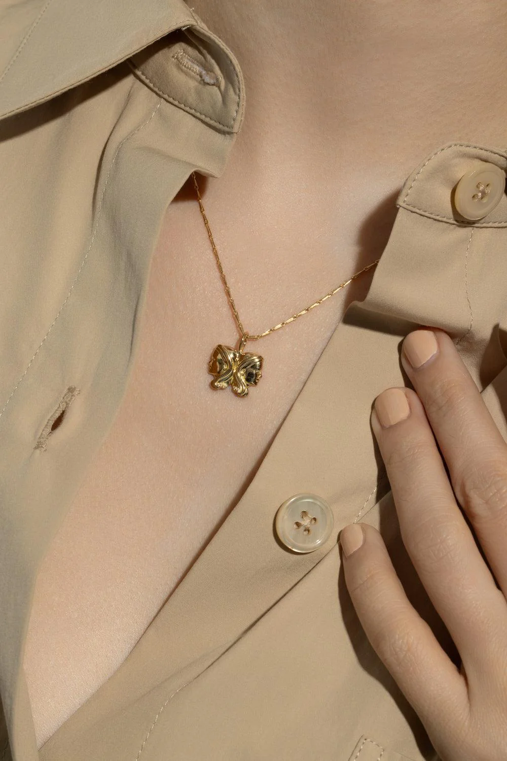 Small Gemini Zodiac Necklace - Image 4