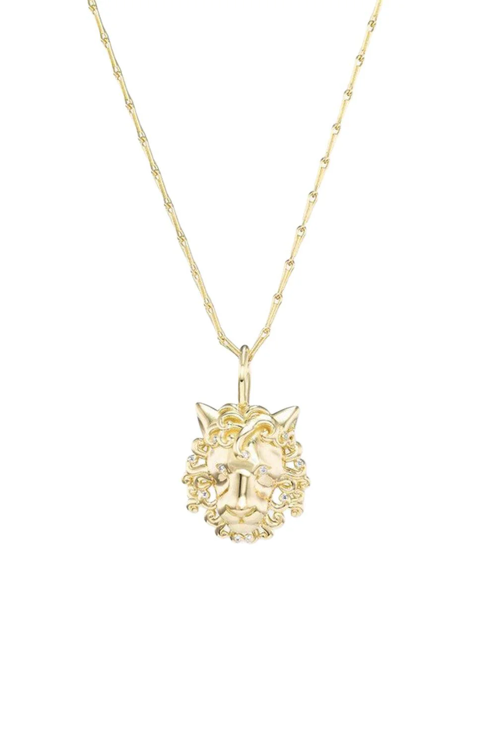 Small Leo Zodiac Necklace
