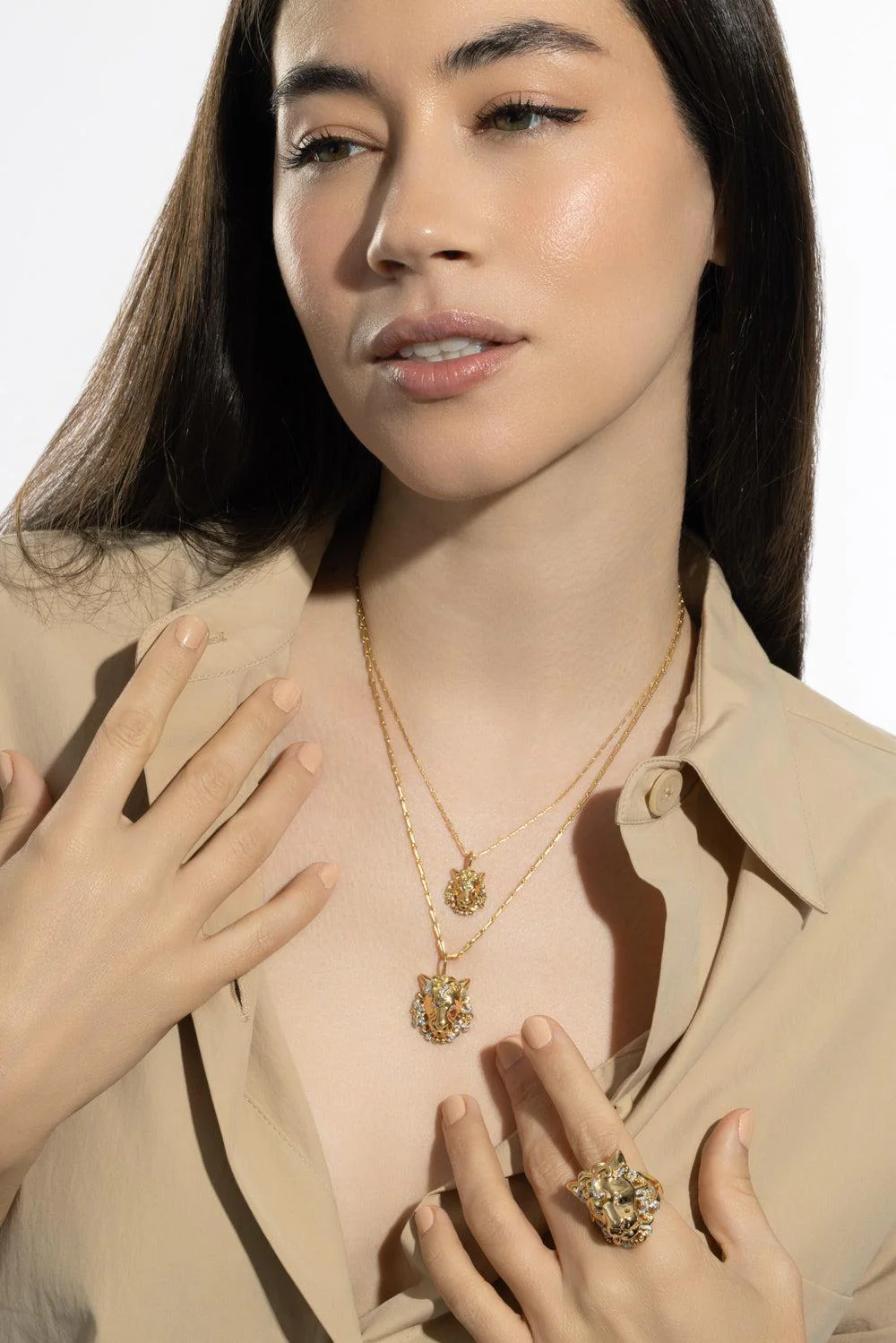 Small Leo Zodiac Necklace - Image 2