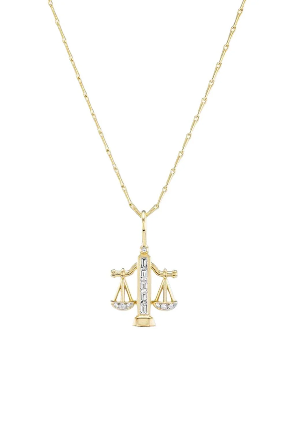 Small Libra Zodiac Necklace