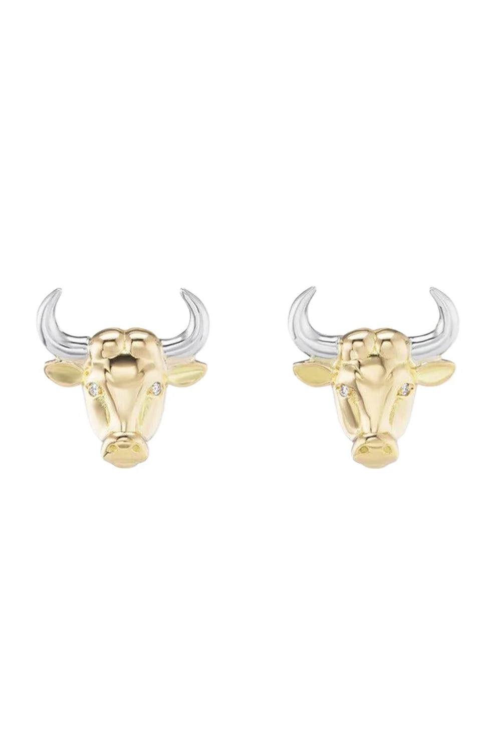 Taurus Zodiac Stud Earrings