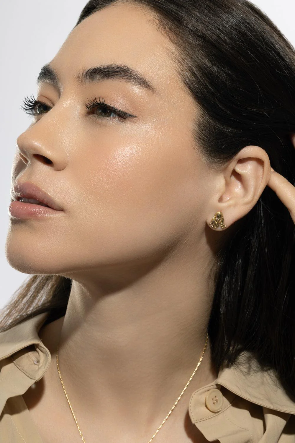 Virgo Zodiac Stud Earrings - Image 2