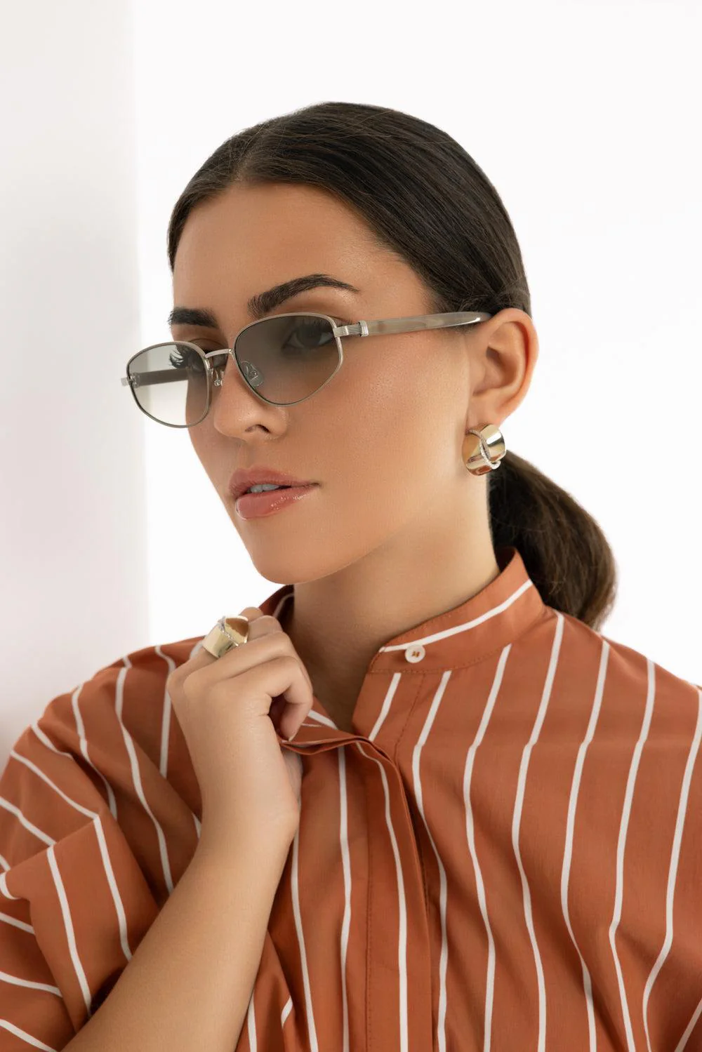Angled Lens Sunglasses - Image 2