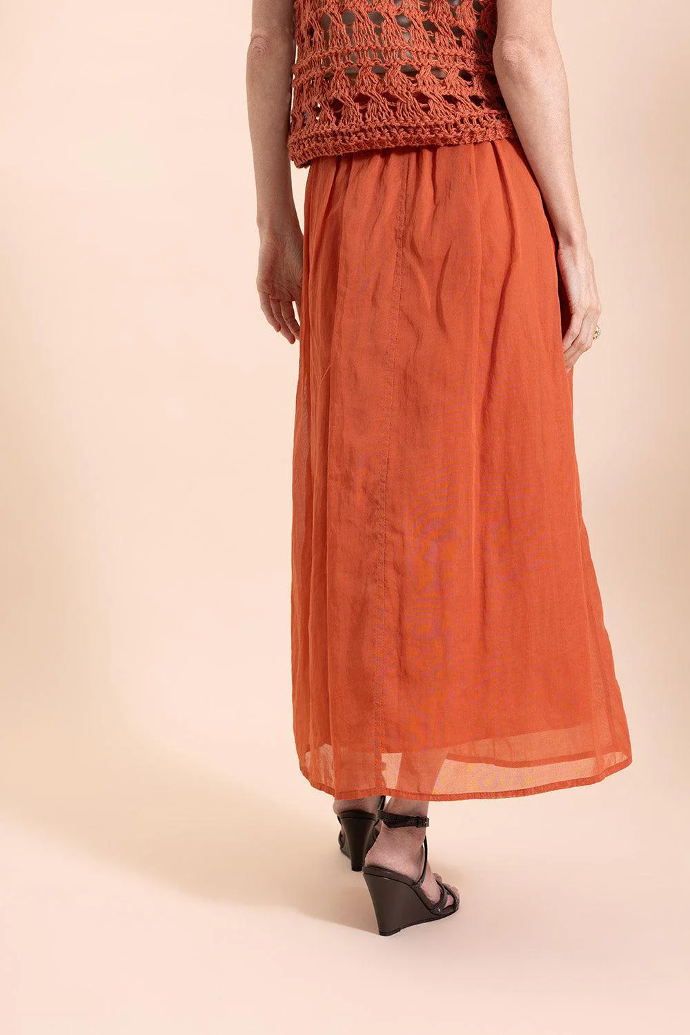 Belted Full Skirt - Image 4