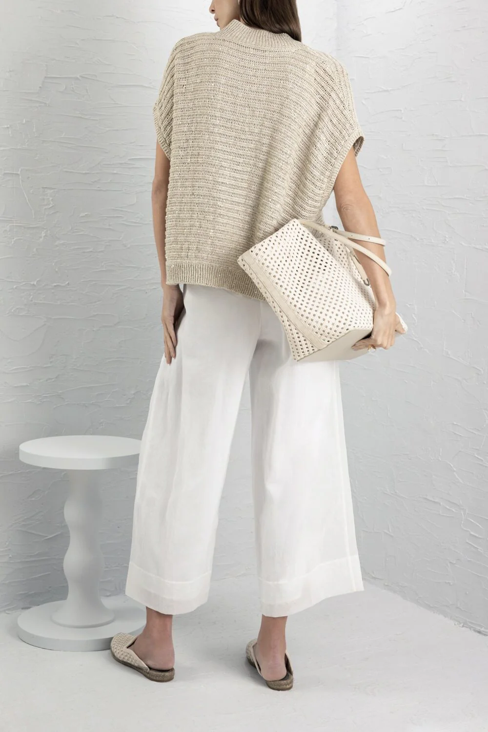 Bronze Zip Front Cardigan - Image 3