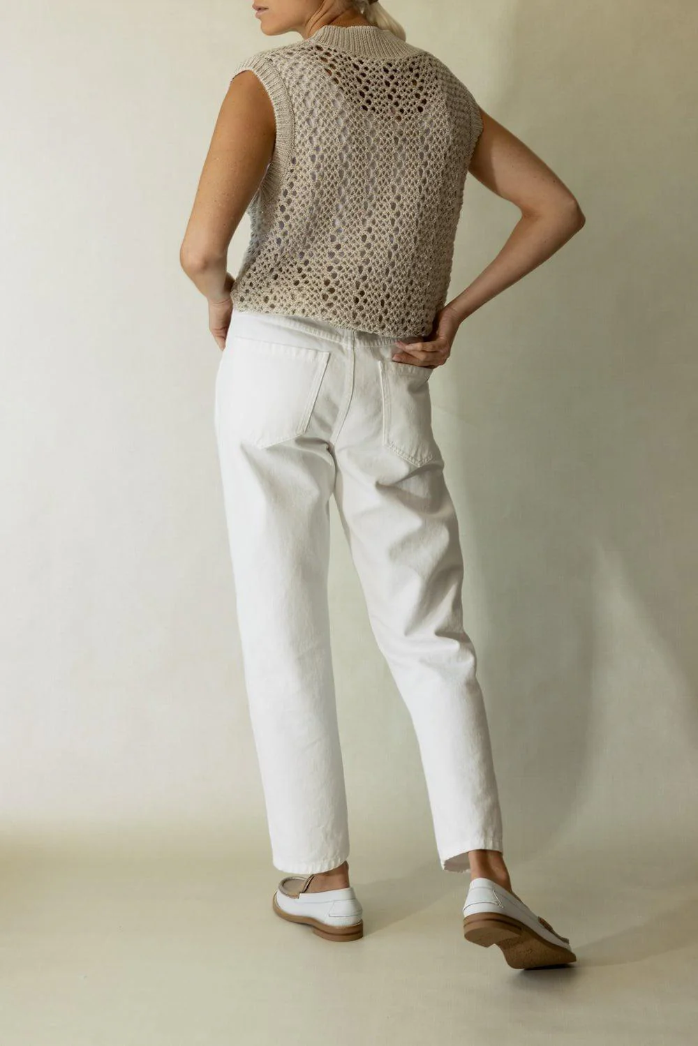Cap Sleeve V Neck Top - Image 4