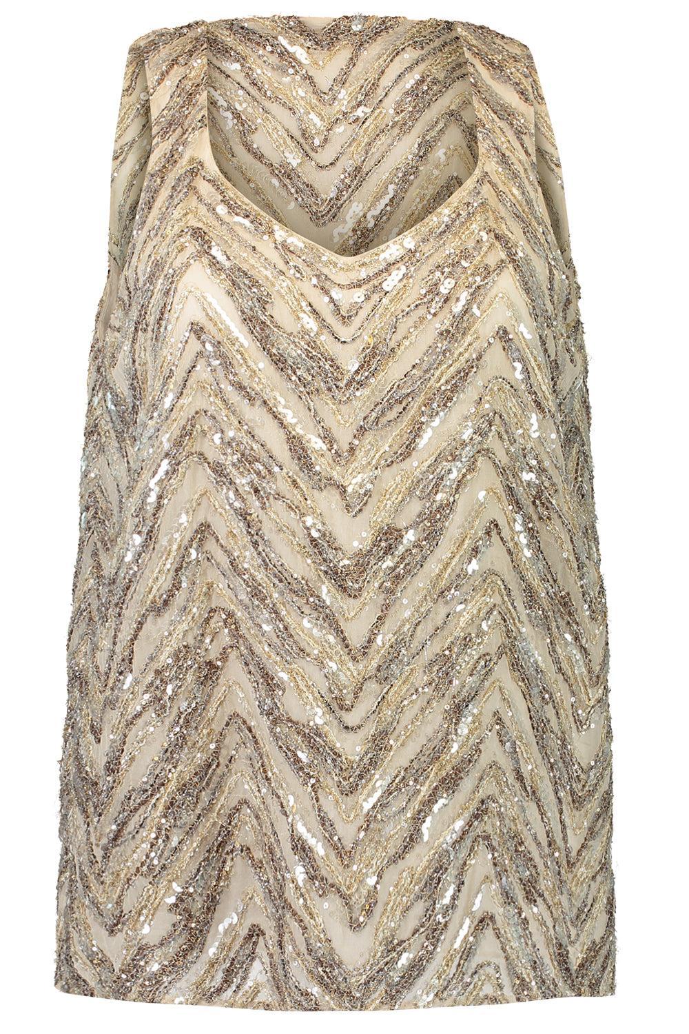 Chevron Embellished Tank