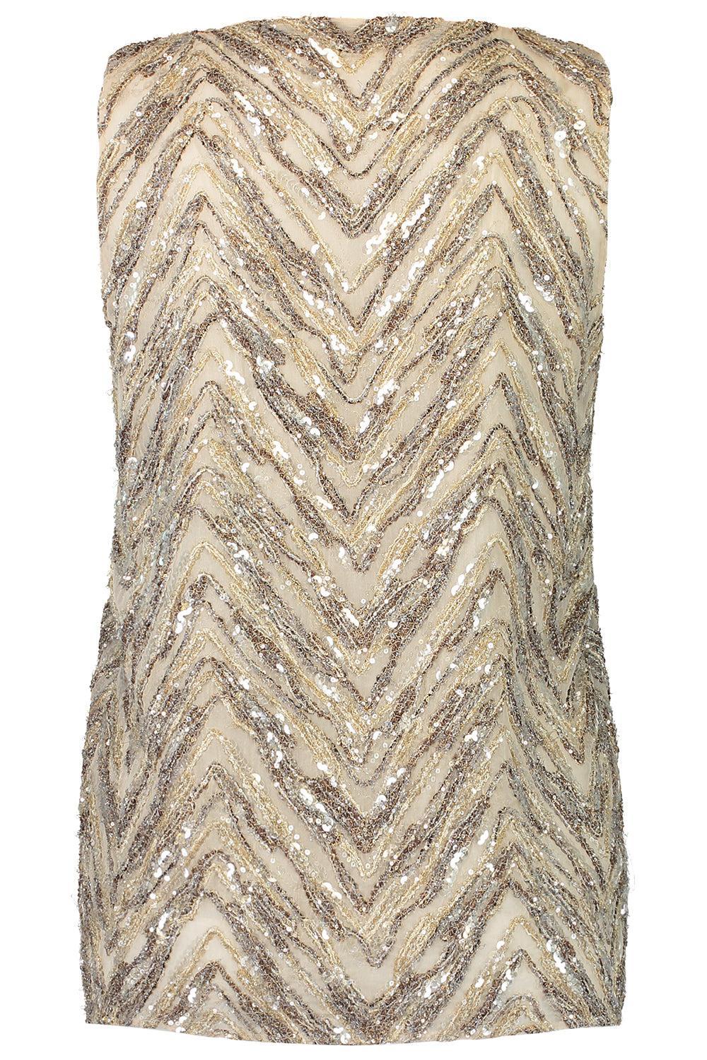 Chevron Embellished Tank - Image 5
