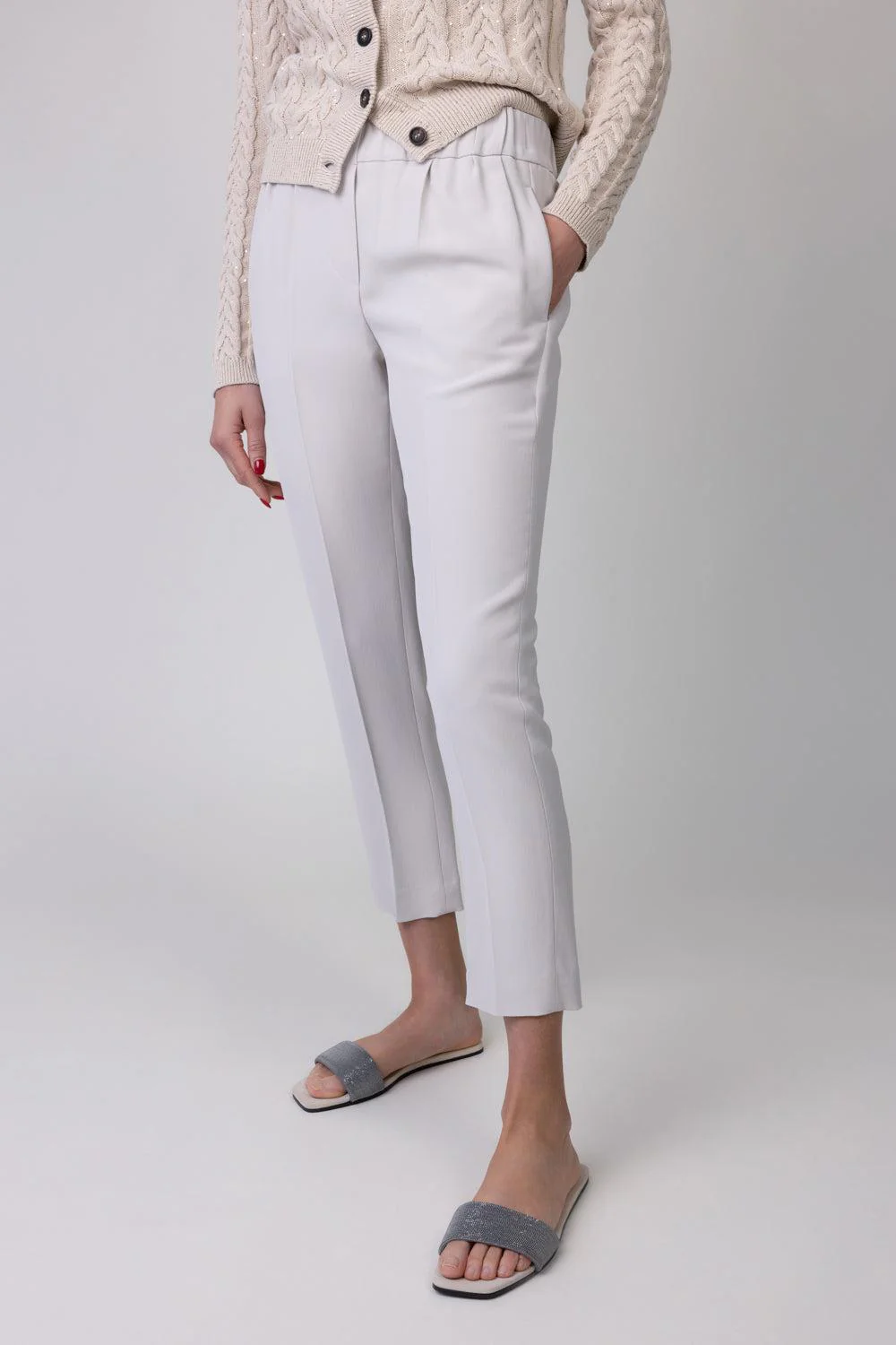 Classic Pull On Pant - Ice - Image 3