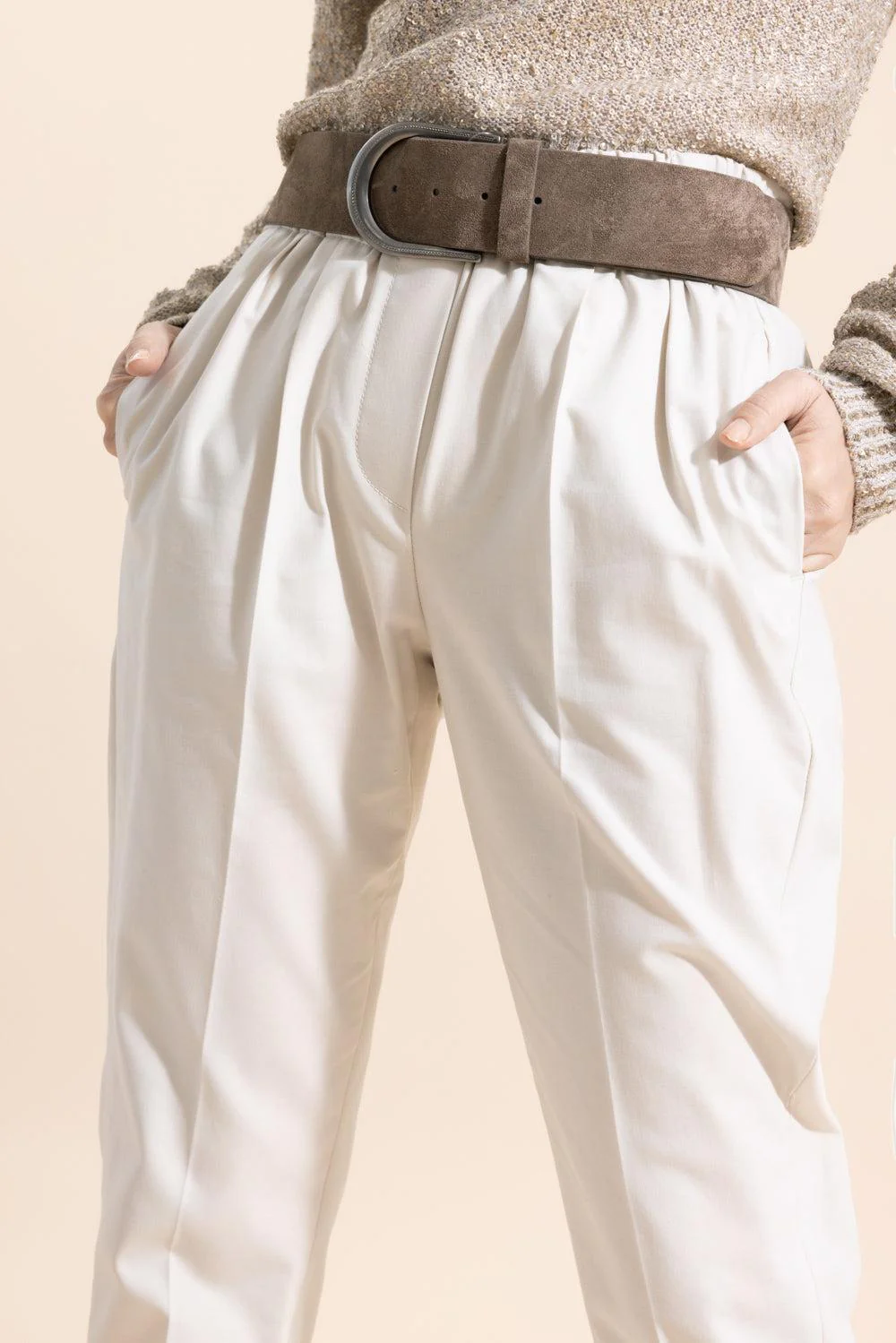 Classic Pull On Pant - Oat Grain - Image 3