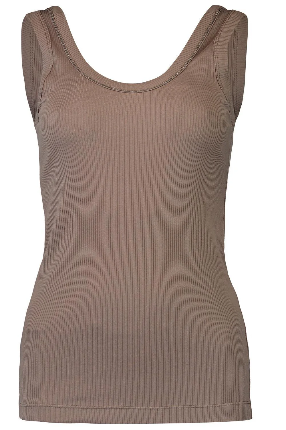 Comfort Ribbed Scoopneck Tank