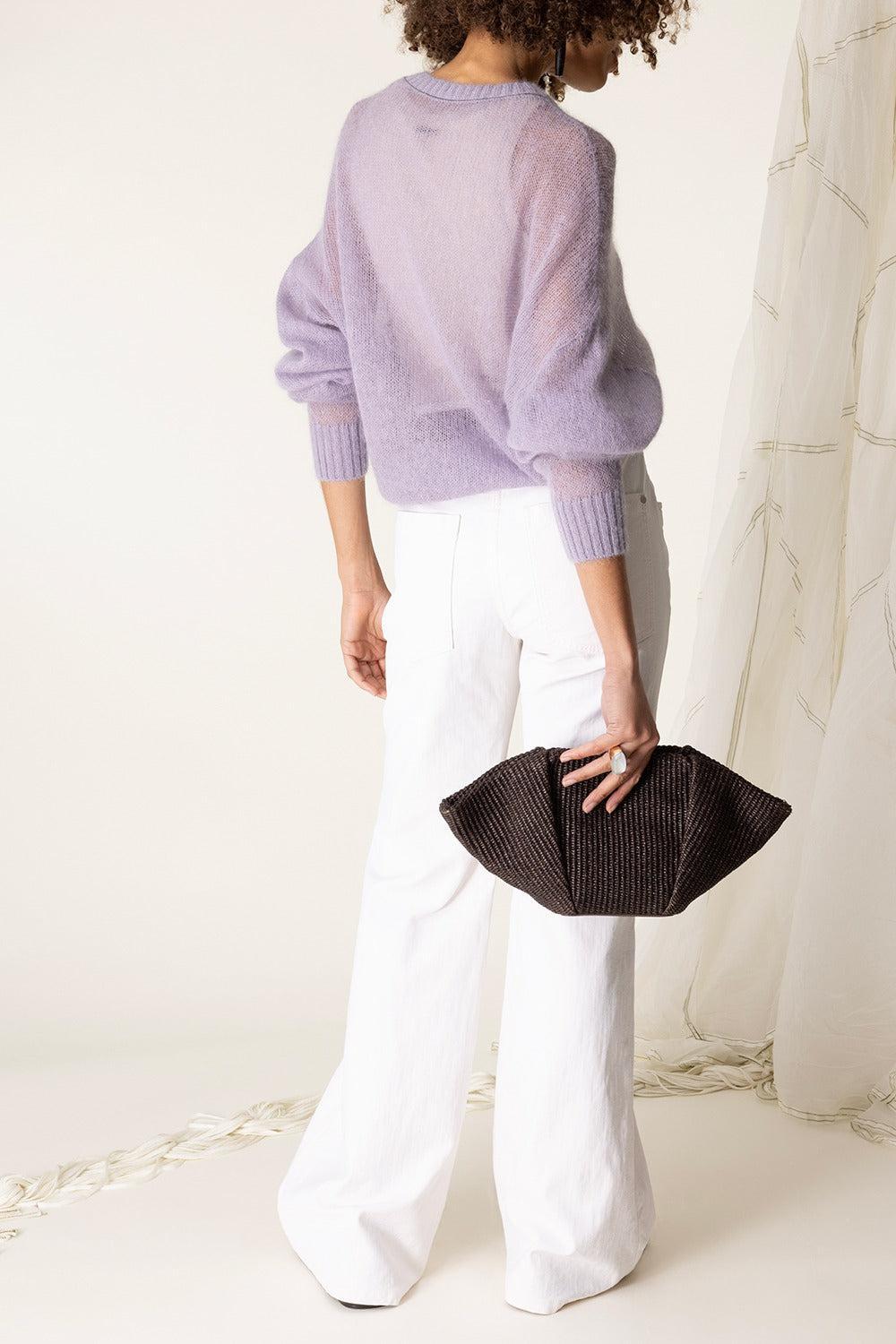 Crewneck Sweater - Purple Ash - Image 4