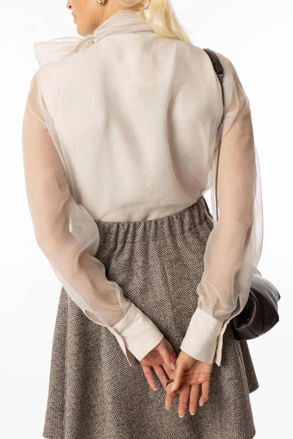 Crispy Bow Blouse - Image 4