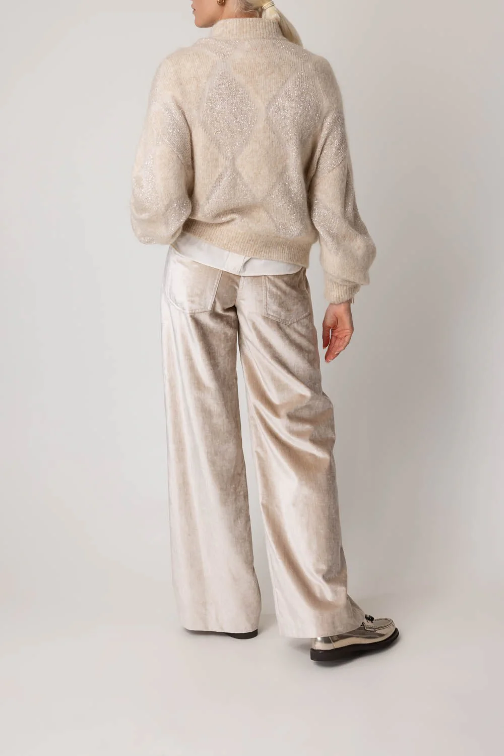 Dazzling Argyle Sweater - Image 4