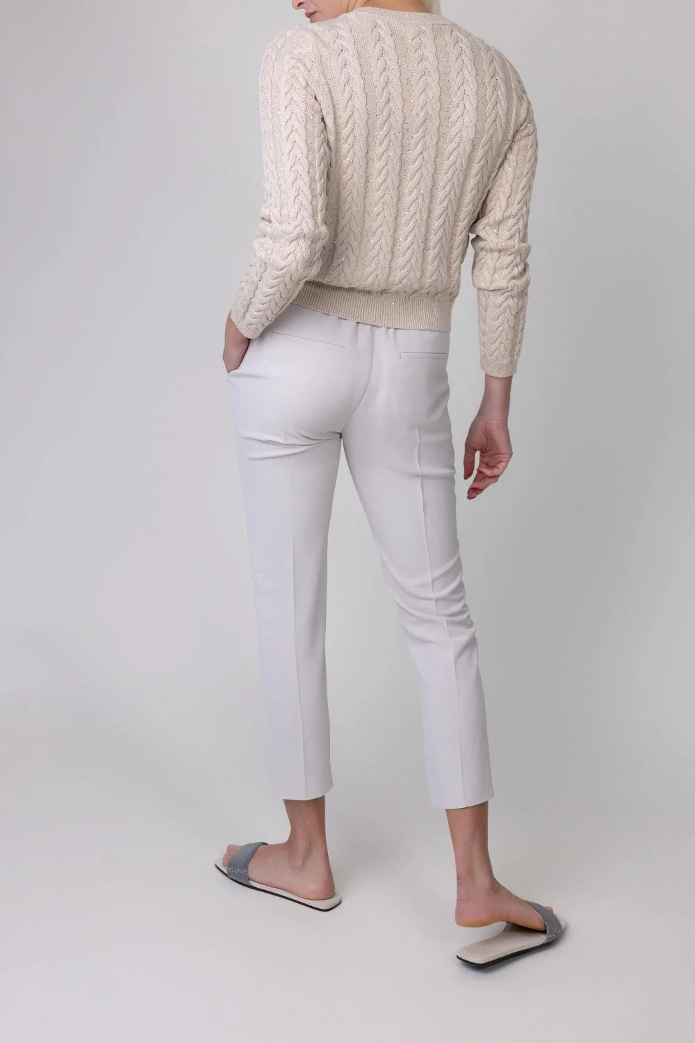 Dazzling Double Cable Cardigan - Image 4