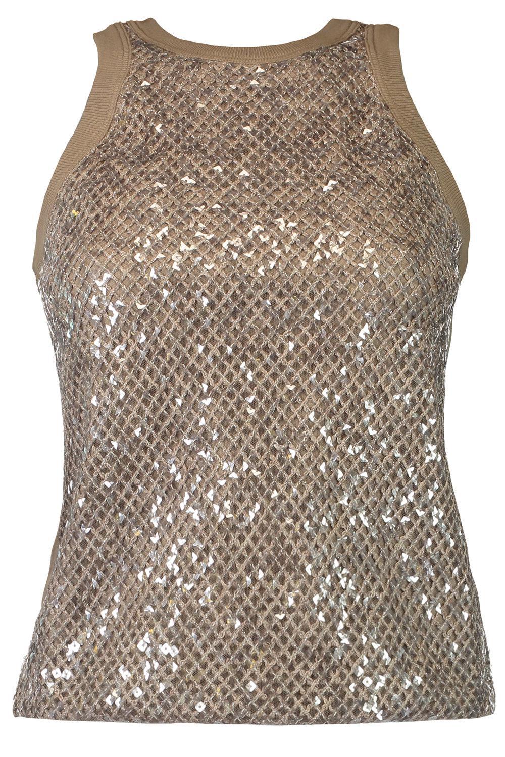 Dazzling Embroidered Tank - Nutshell