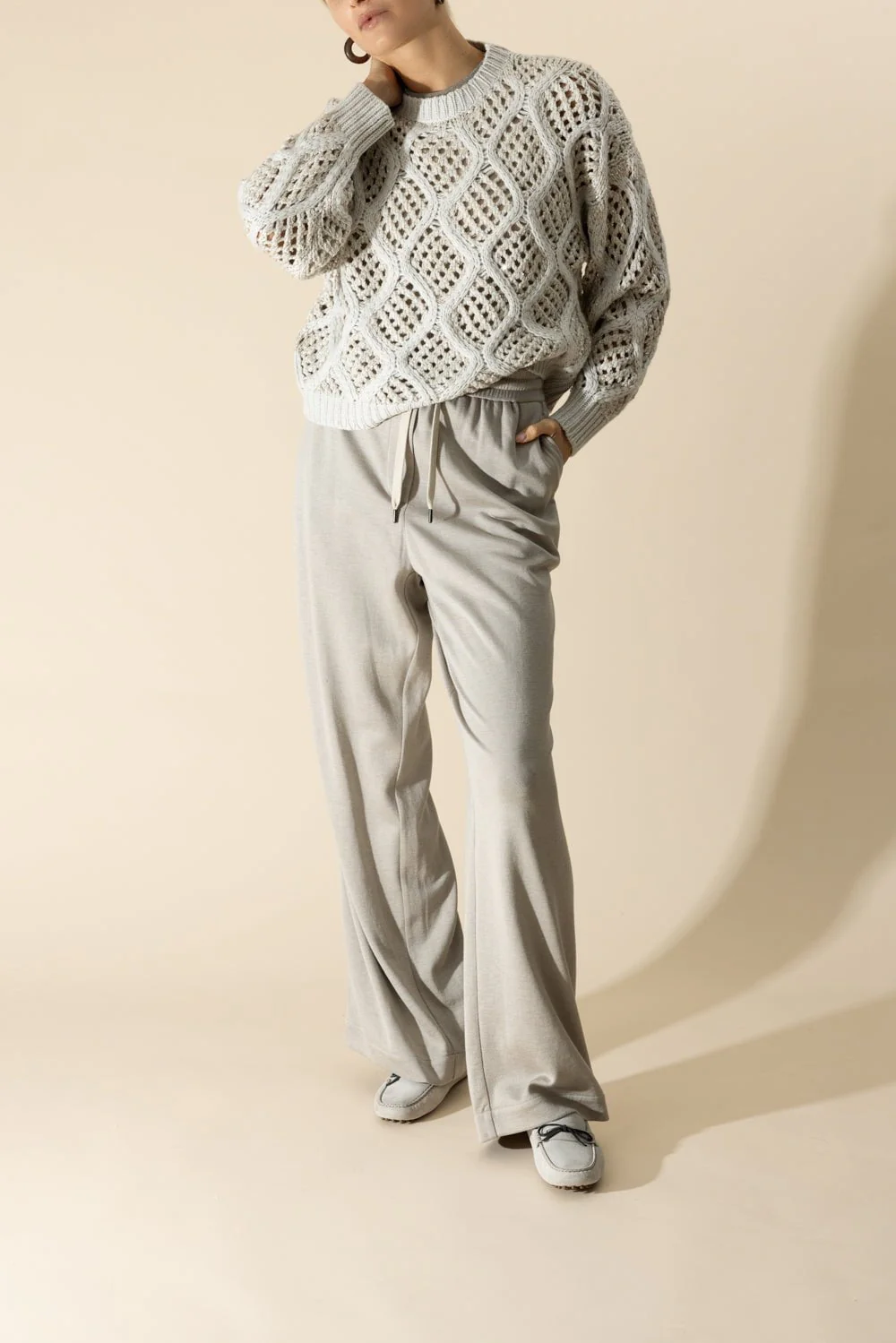 Dazzling Net Cable Sweater - Image 3