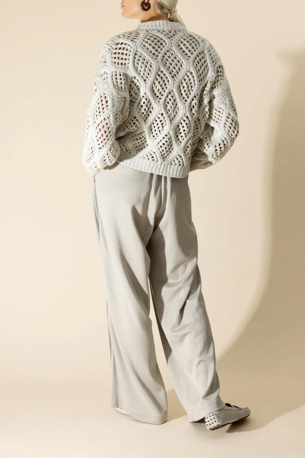 Dazzling Net Cable Sweater - Image 4