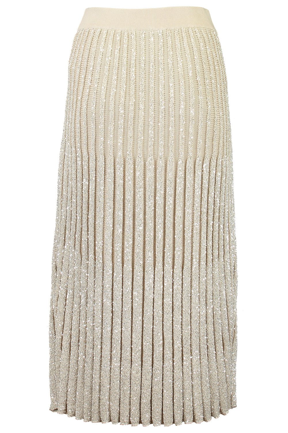 Dazzling Rib Knit Midi Skirt - Image 4